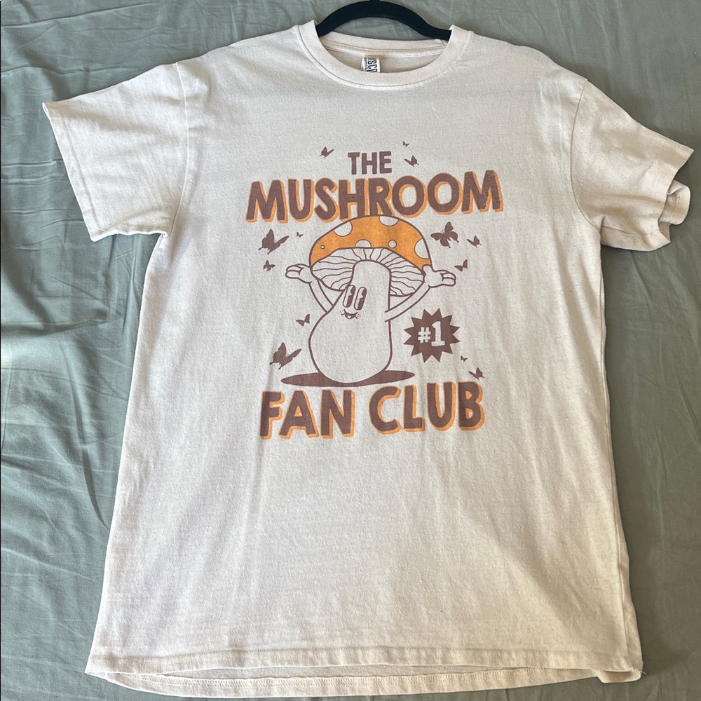 The Mushroom Fan Club Short Sleeve Tee - White